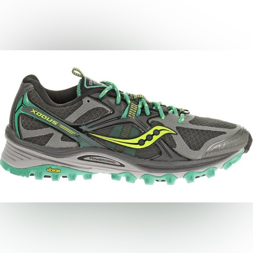Saucony Xodus 5.0 Trail Running Vibram shoe tennis 10.5